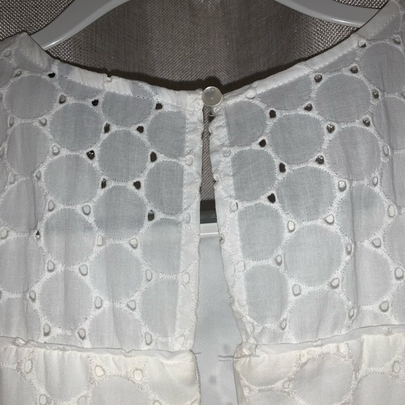 Banana Republic Romper White textured / Graduation / Bride / Shower - Picture 5 of 10